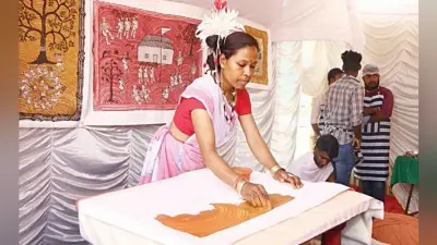 कुड़ुख पेंटिंग को नवजीवन देती सुमंती