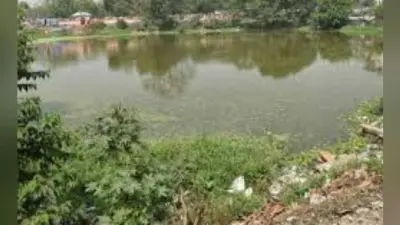 अदालतगंज तालाब का 50 % काम अब भी अधूरा