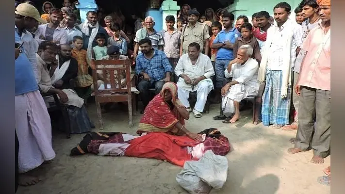 विदाई के बहाने पत्नी को ले जाकर रास्ते में ही काट कर मार डाला, छह माह पूर्व हुई थी शादी