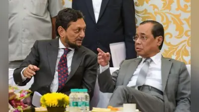 सादे समारोह में निवर्तमान CJI गोगोई को दी गयी विदाई