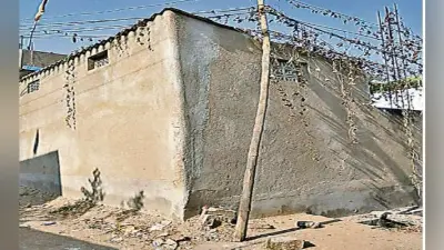 स्मार्ट सिटी में बांस के सहारे मोहल्लों में पहुंच रही बिजली
