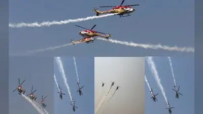 बिहटा के वायुसेना केंद्र में भव्य एयर शो, सारंग हेलीकॉप्टरों के हैरतअंगेज करतब देख लोगों के उड़े होश