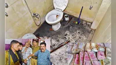 पटना में निगरानी विभाग के डर से इंजीनियर परिवार ने जला दिये एक करोड़ के नोट,राख को कमोड से किया फ्लश