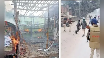 कैमूर में बंद की गयी इंटरनेट सेवा, विरोध में तोड़फोड़, मोहनिया में छह बाइकें, एक गुमटी व दो दुकानें फूंकी