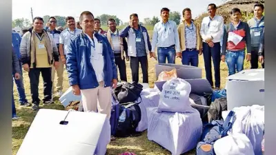 झारखंड विधानसभा चुनाव प्रथम चरण : मतदानकर्मियों को महुआडांड़ ले जा रहा हेलिकॉप्टर रास्ता भटका, छत्तीसगढ़ पहुंचा