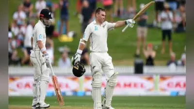 NZ vs ENG 2nd Test: टाम लाथम के नाबाद शतक से न्यूजीलैंड की स्थिति मजबूत