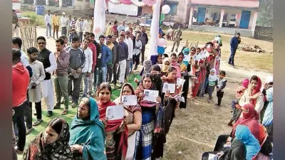 हुसैनाबाद सीट : नक्सल इलाकों में भी सुबह से गुलजार थे बूथ, फिर भी घटा प्रतिशत
