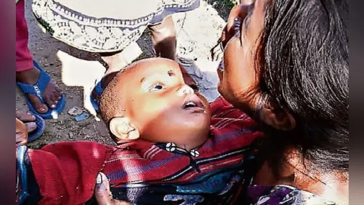 रांची : सवा साल का बच्चा नाले में बहा, गंभीर