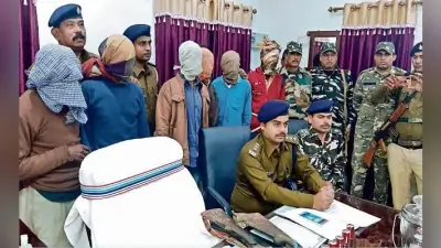 जमुई : सात नक्सली गिरफ्तार विस्फोटक सामग्री मिली