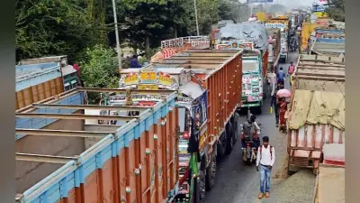 भागलपुर :एनएच 80 पर महाजाम, 80 किमी तक लगी वाहनों की लंबी कतार