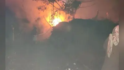 बेनीपट्टी के गम्हरिया में गैस सिलेंडर फटने से तीन घर जलकर खाक, एक बच्चे की मौत