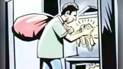 चोरों ने एएसआइ के बंद घर का ताला तोड़ कर लाखों की संपत्ति उड़ायी