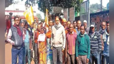 नव वर्ष के पहले ही दिन इंडिया पावर से हटाये गये 17 ठेका श्रमिक, नियोजन की मांग पर किया प्रदर्शन