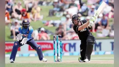#SLvsNZ : गुप्टिल और नीशाम के छक्कों में उड़ा श्रीलंका, न्यूजीलैंड ने 45 रन से रौंदा