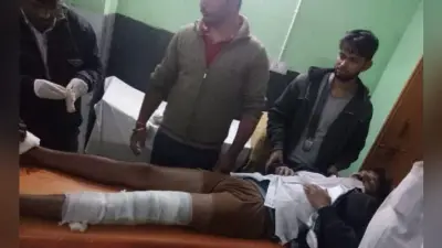 सरायकेला : क्रेन और बाईक की सीधी टक्कर में भाजपा नेता घायल, सदर अस्पताल में भर्ती