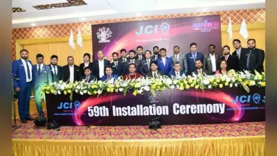 जेसीआई रांची की नयी टीम का शपथ ग्रहण, राकेश जैन की टीम ने संभाला कार्यभार