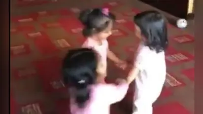 VIDEO: रैना और हरभजन सिंह की बेटियों के साथ धौनी की बेटी जीवा ने यूं मचायी धूम