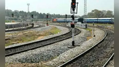 एमपीएल की निर्माणाधीन रेल लाइन के नीचे बना बड़ा गोफ