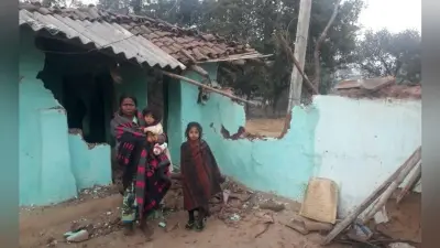 लोहरदगा में हाथियों का आतंक जारी, दो घरों में तोड़फोड़, अनाज भी किया बर्बाद