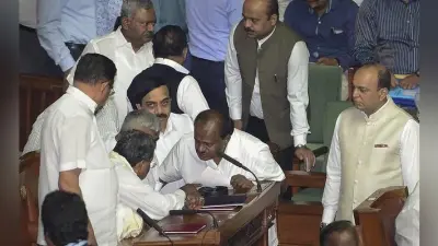 थम नहीं रही कर्नाटक कांग्रेस में बगावत, चार विधायक विस की कार्यवाही में अनुपस्थित