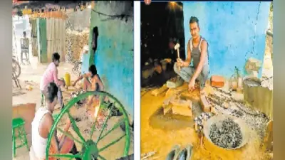 सारवां : धुएं तक सिमट गयी सारवां के लौह कारीगरों की जिंदगी