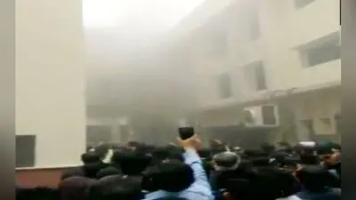 दिल्ली हाईकोर्ट की कैंटीन में लगी आग