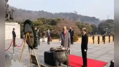 पीएम मोदी सियोल में राष्ट्रीय समाधि स्थल गये, सैनिकों को श्रद्धांजलि अर्पित की
