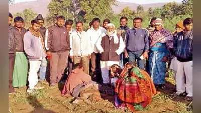 ललपनिया : जंगली हाथियों ने ग्रामीण को कुचल कर मार डाला