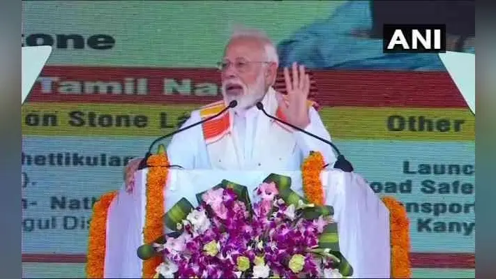 तमिलनाडु में बोले पीएम मोदी, हमें पायलट अभिनंदन पर गर्व