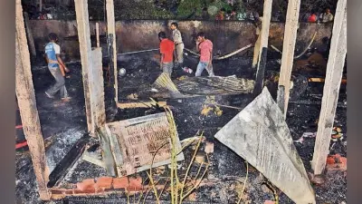 पटना : खाना बनाते समय सिलिंडर में आग और विस्फोट से थर्राया इलाका