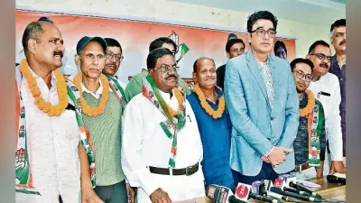 रांची के पूर्व डीडब्ल्यूओ अर्जुन मांझी कांग्रेस में शामिल हुए