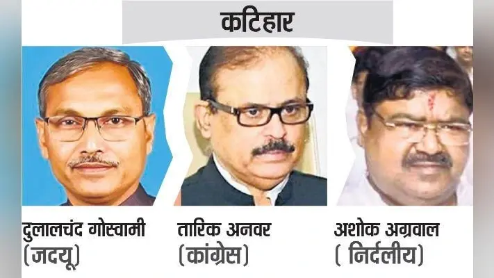 कटिहार संसदीय क्षेत्र: रोचक होगा मुकाबला, दुलाल व तारिक की रणनीति बिगाड़ने की तैयारी में अशोक, जानें जातीय समीकरण