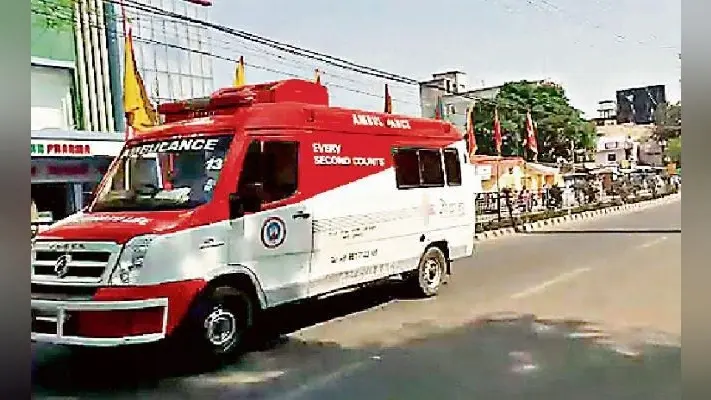 रांची : एंबुलेंस ने चार मिनट में तय की छह किमी की दूरी
