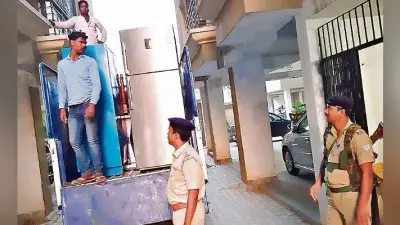 रांची : डबल मर्डर में लोकेश चौधरी एमके सिंह के घर की कुर्की