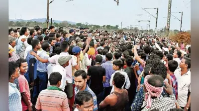 रांची : हिंडाल्को मड पौंड हादसा, इलाके में दहशत, देर रात तक जमे थे लाेग
