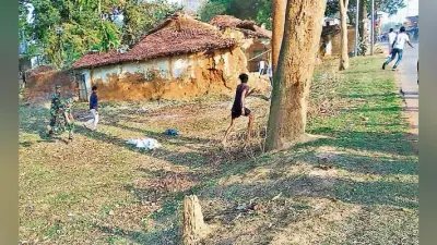रातू : लाठीचार्ज के बाद छावनी में तब्दील हुआ झखराटांड़