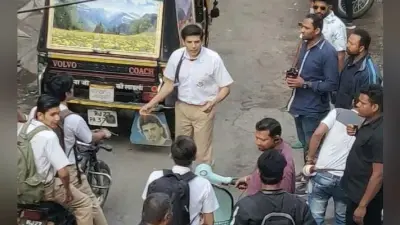 Love Aaj Kal 2 के सेट्स से कार्तिक आर्यन की फोटो लीक, स्कूल ड्रेस में दिखे ‘लुका छिपी’ एक्टर; देखें Viral Pic