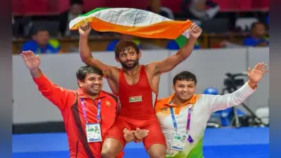 बजरंग ने एशियाई कुश्ती चैंपियनशिप में फिर जीता स्वर्ण, प्रवीण को मिला रजत