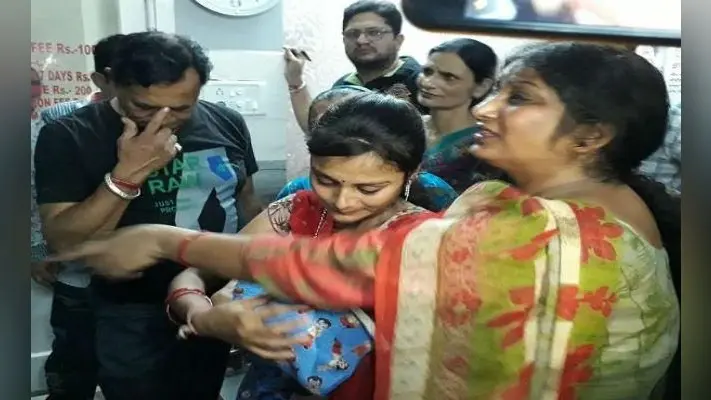 निजी अस्पताल में शिशु की मौत, हंगामा