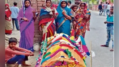खगड़िया लोकसभा : पहले मतदान फिर दाह-संस्कार के लिए पहुंचे श्मशान