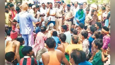 भोजपुर : अगवा किसान की हत्या के बाद आगजनी व फायरिंग