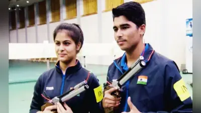 निशानेबाजी मिश्रित टीम स्पर्धाओं में भारत के युवाओं ने बनाया दबदबा, मनु भाकर और सौरव चौधरी ने जीते स्वर्ण