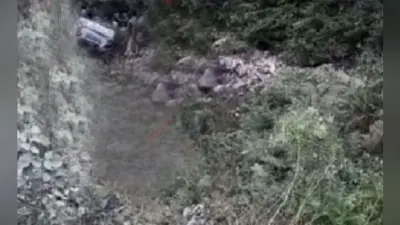 हिमाचल में खाई में गिरी कार, पांच भाजपा कार्यकर्ताओं की मौत