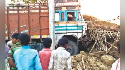 औरंगाबाद : ट्रक ने सीआरपीएफ की गाड़ी में मारी टक्कर, एक जवान की मौत