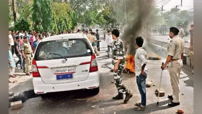 रांची : हत्या का विरोध, हरमू में सड़क पर उतरे लोग