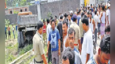 ट्रक के धक्के से चौकीदार की मौत