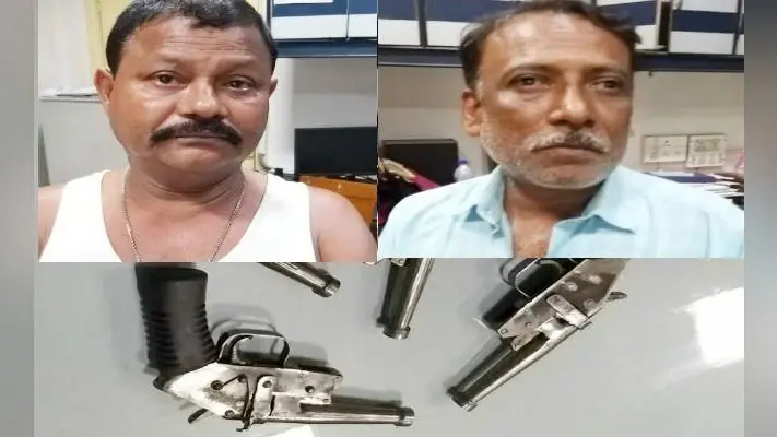 कोलकाता : चुनाव से पहले शहर में बेचने आये थे हथियार, दो गिरफ्तार