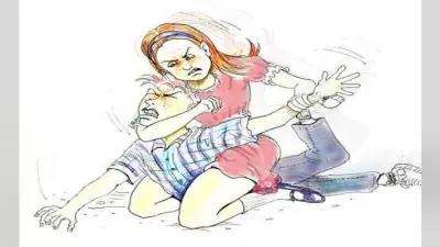मनचले को सबक सिखाने के लिए वीरांगना बनी एक युवती