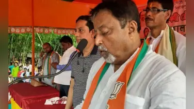 पश्चिम बंगाल हिंसा: वरिष्ठ नेता मुकुल राय की गाड़ी में तोड़फोड़, भाजपा नेताओं को एक घंटे तक बनाकर रखा बंधक