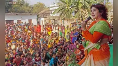 बीरभूम लोकसभा सीट से तृणमूल कांग्रेस प्रार्थी शताब्दी राय की हैट्रिक
